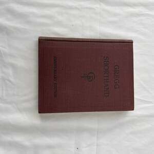 Vintage 1947 Gregg Shorthand - 1947 Shorthand antique Book